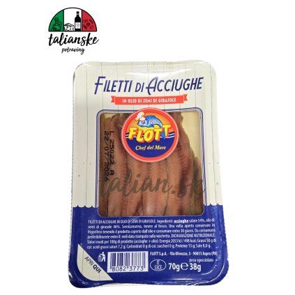 Ančovičky filety 70g FLOTT