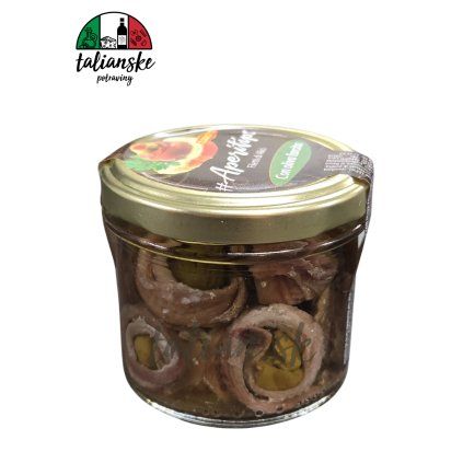 Ančovičky plnené olivami 110g ZAROTTI