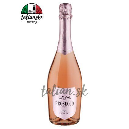 Prosecco ROSÉ DOC millesimato Extra Dry 11,5% 0,75L CAVAL