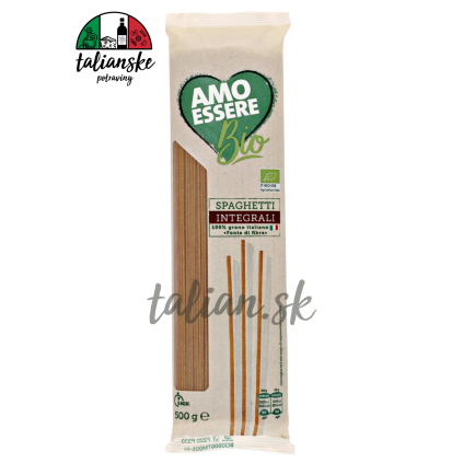 Celozrnné špagety bio 500g AMO ESSERE Bio