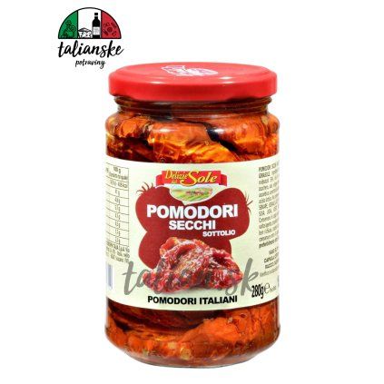 Sušené paradajky v oleji 280g Delizie dal Sole