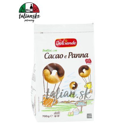 Sušienky Cacao e Panna 700g Dolciando