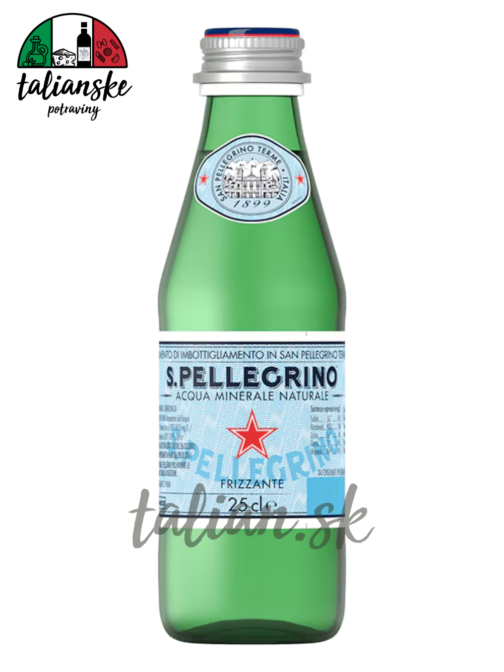 San Pellegrino MINERÁLNA VODA, sklo 0,25l