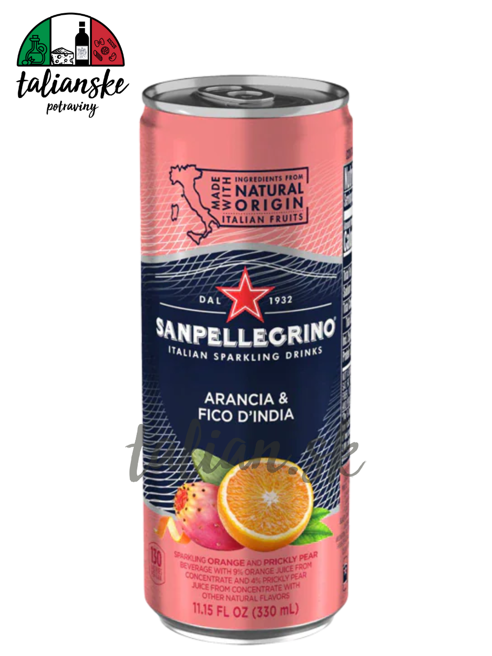 San Pellegrino ARANCIA FICO D INDIA plech 0,33l