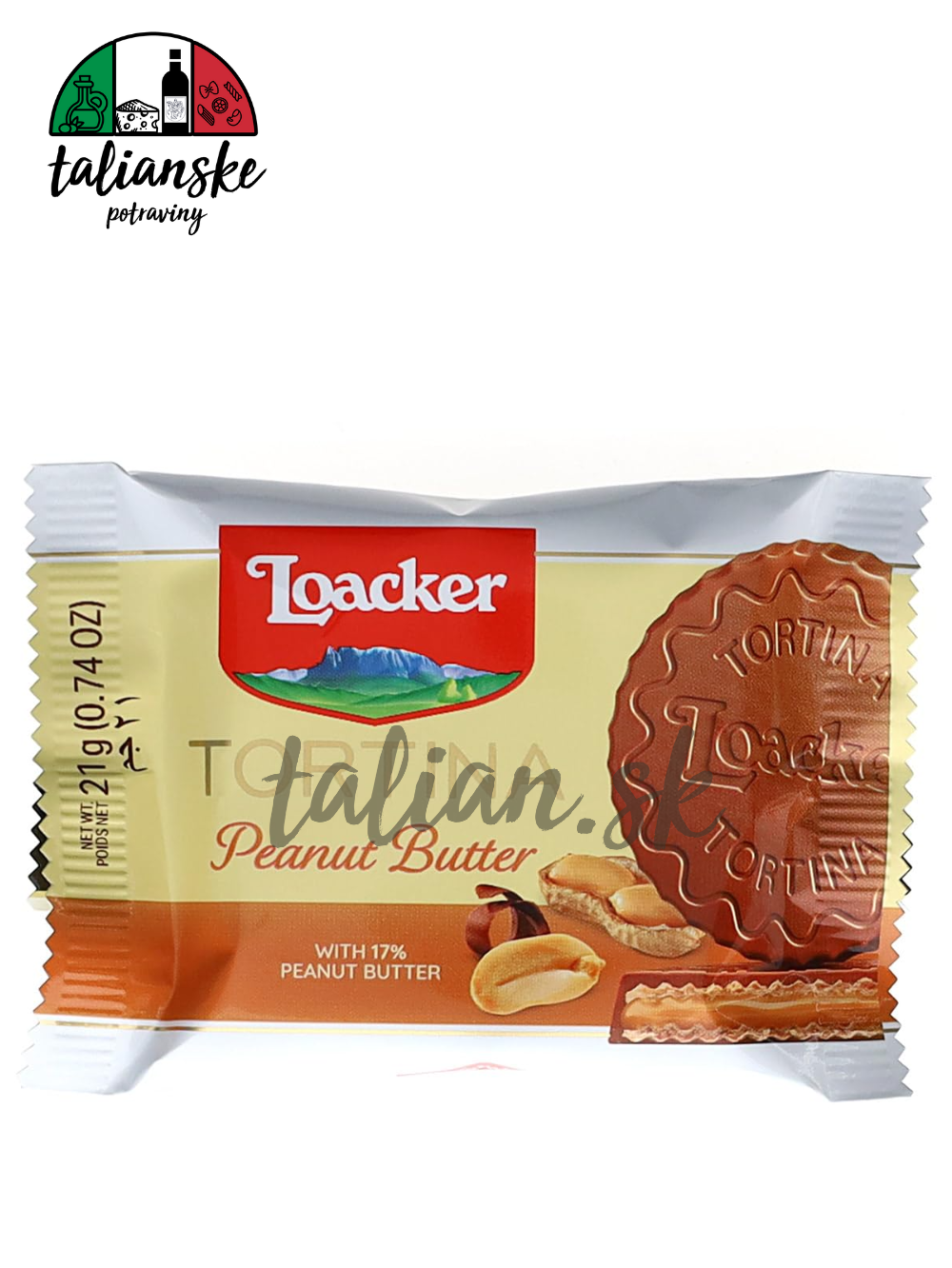 Loacker tortina arašidové maslo