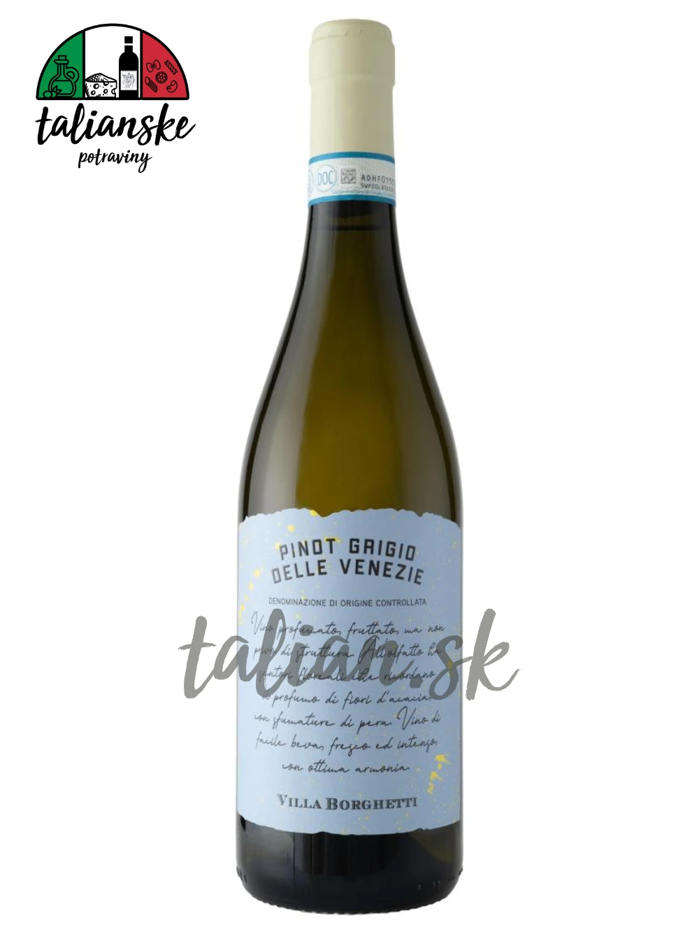 Pinot Grigio delle Venezie DOC Villa Borghetti 12% 0,75L PASQUA