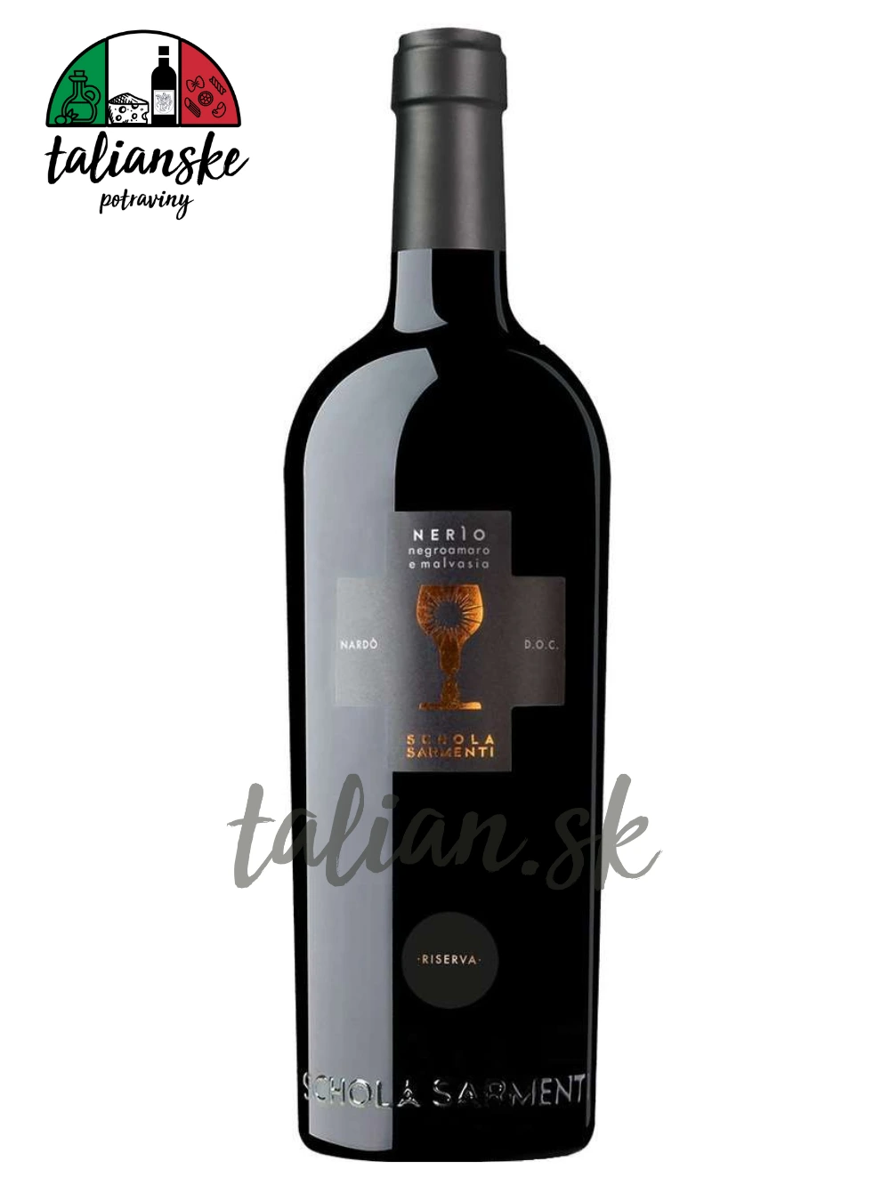 Negroamaro e Malvasia Nera Riserva DOC NERIO NARDO 14% 0,75L SCHOLA SARMENTI