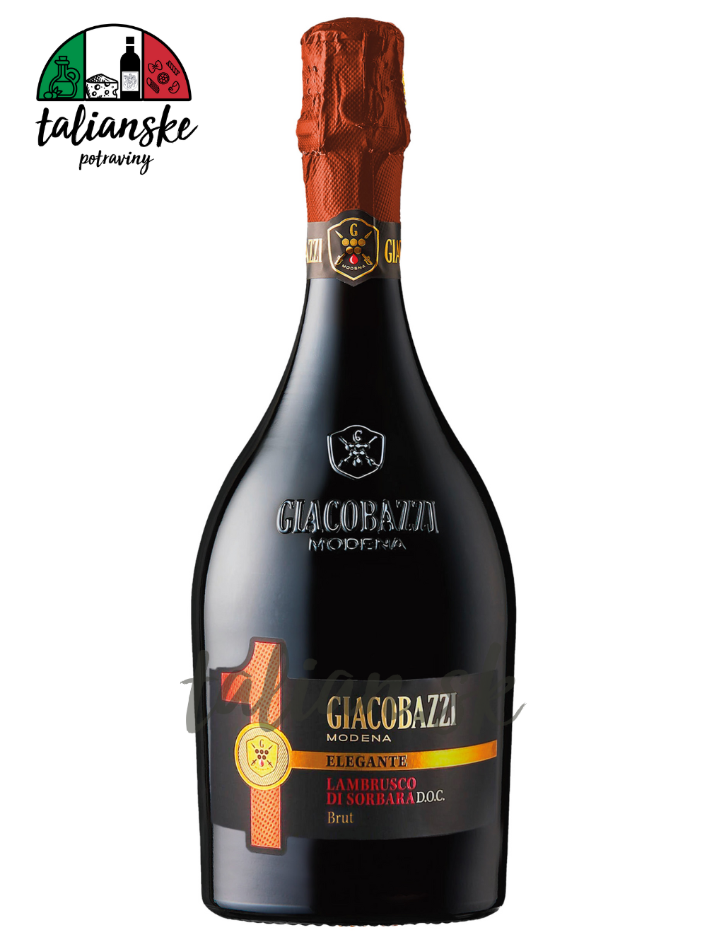 Lambrusco di Sorbara DOC ELEGANTE secco 11% 0,75L GIACOBAZZI
