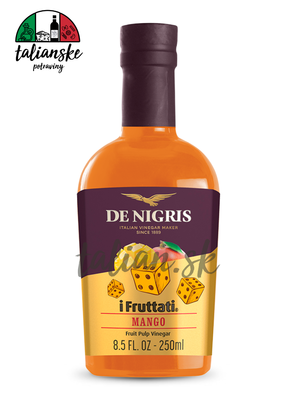 Dresing z vínneho octu a mangového pyré 250ml DE NIGRIS