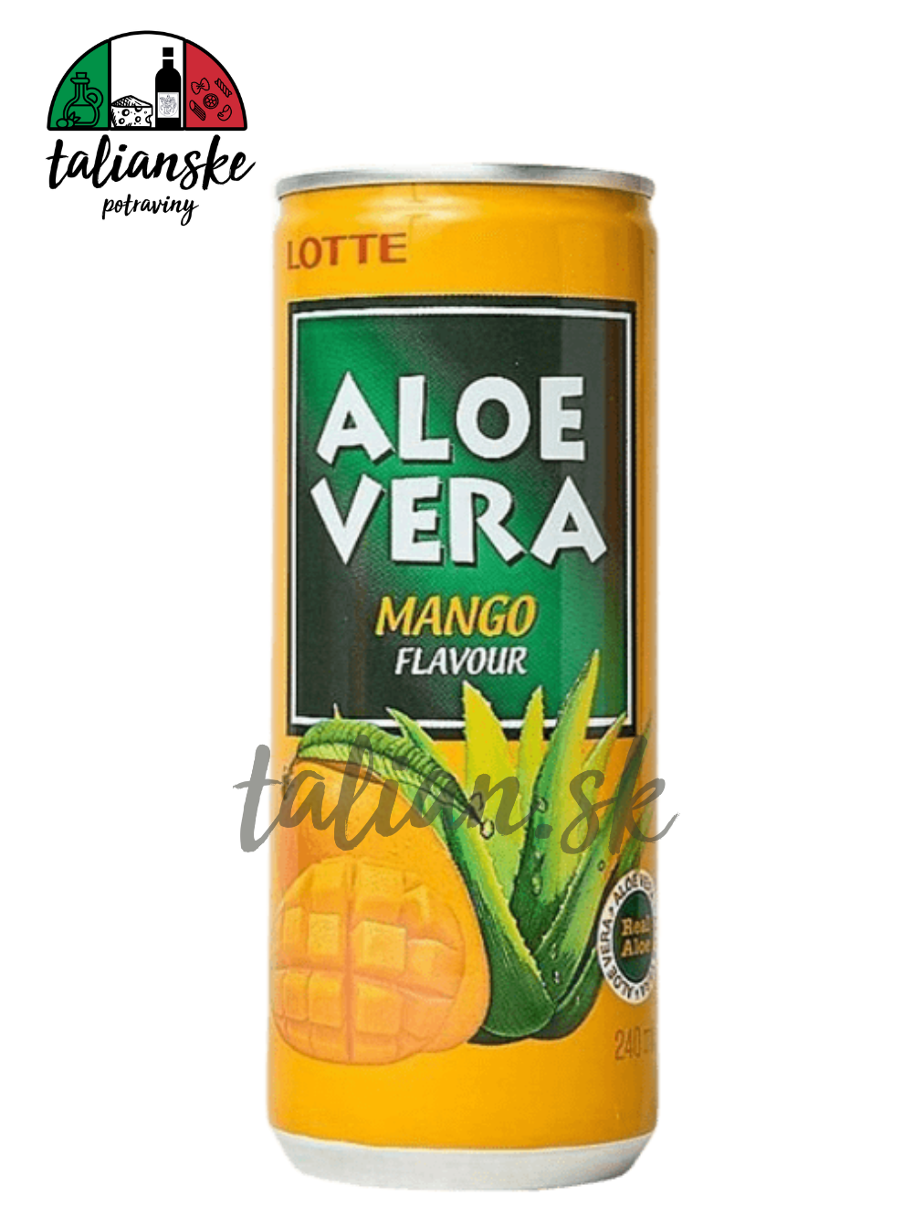 Aloe Vera MANGO, plech 0,24l LOTTE