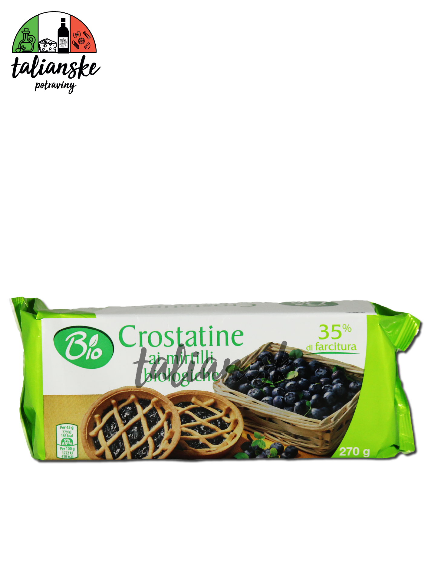 Crostatine čučoriedkové bio 6x45g - Bio