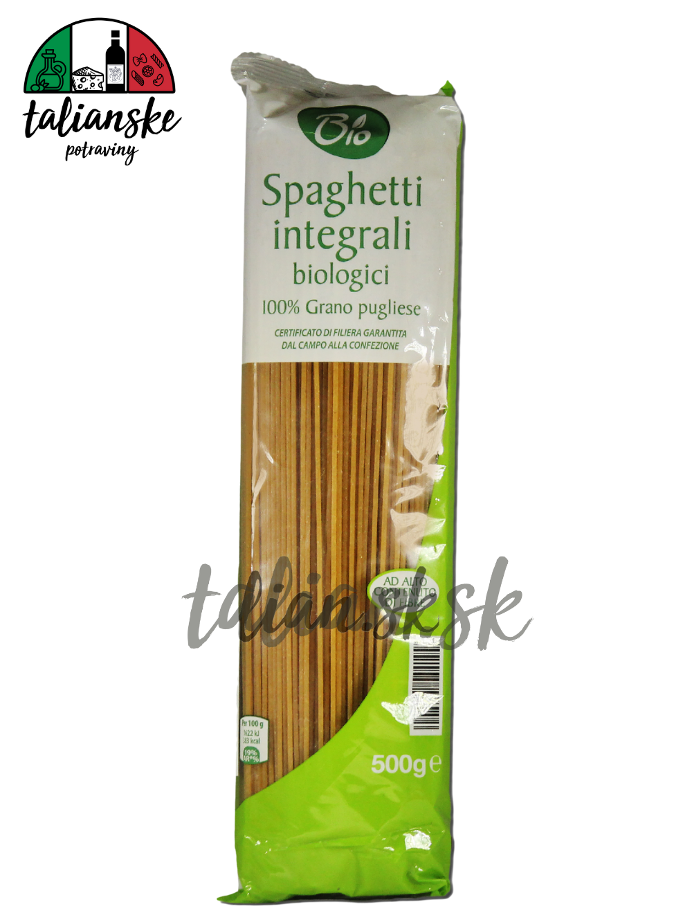 Celozrnné špagety bio 500g - Bio