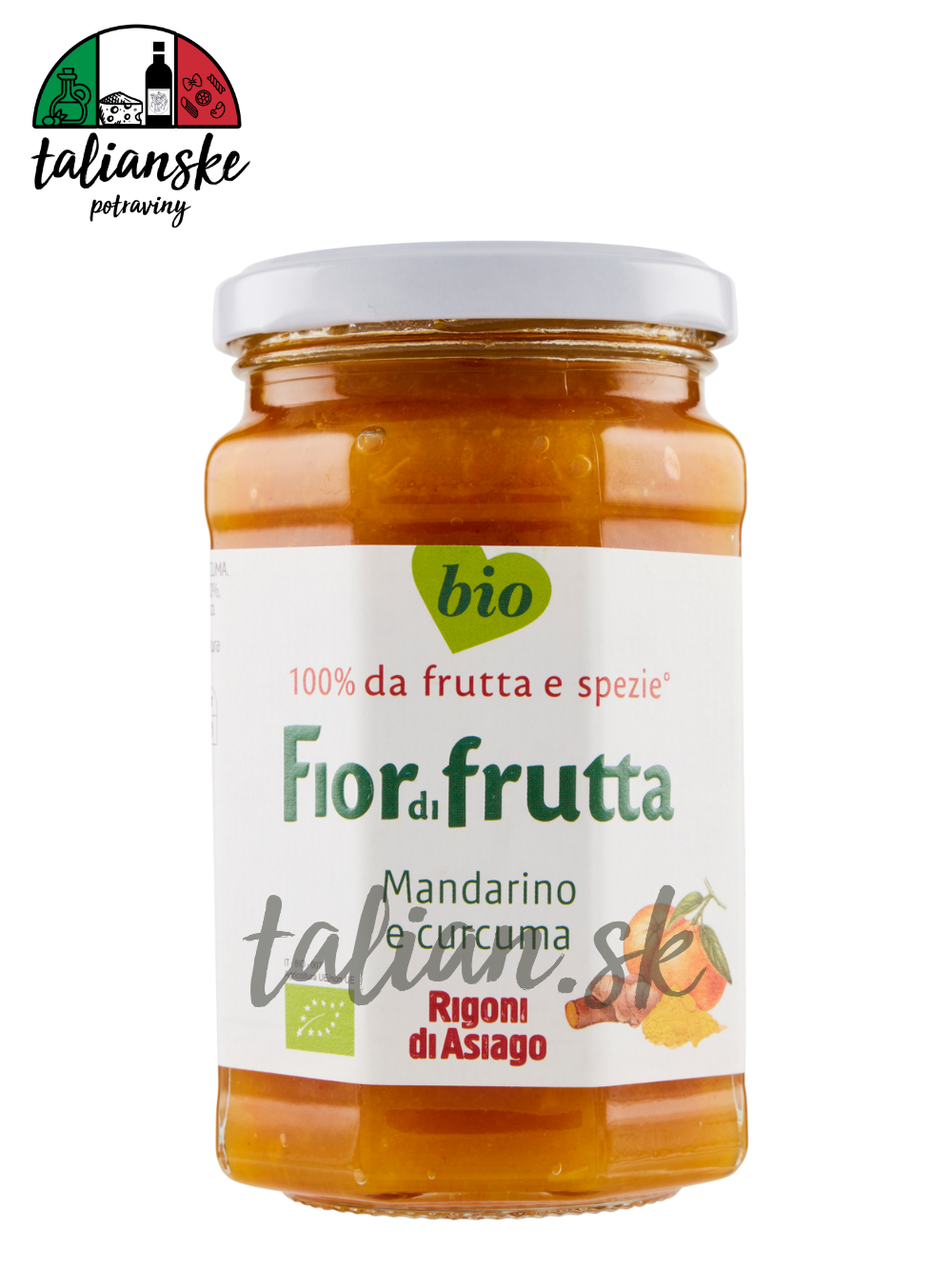 Džem mandarínka s kurkumou BIO 260g Rigoni di Asiago