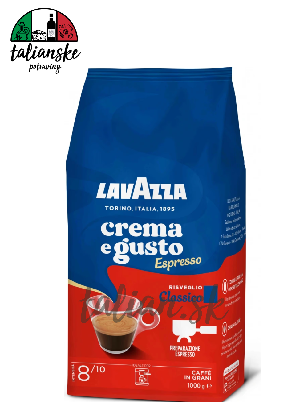 Káva zrnková Lavazza Crema e Gusto 1kg