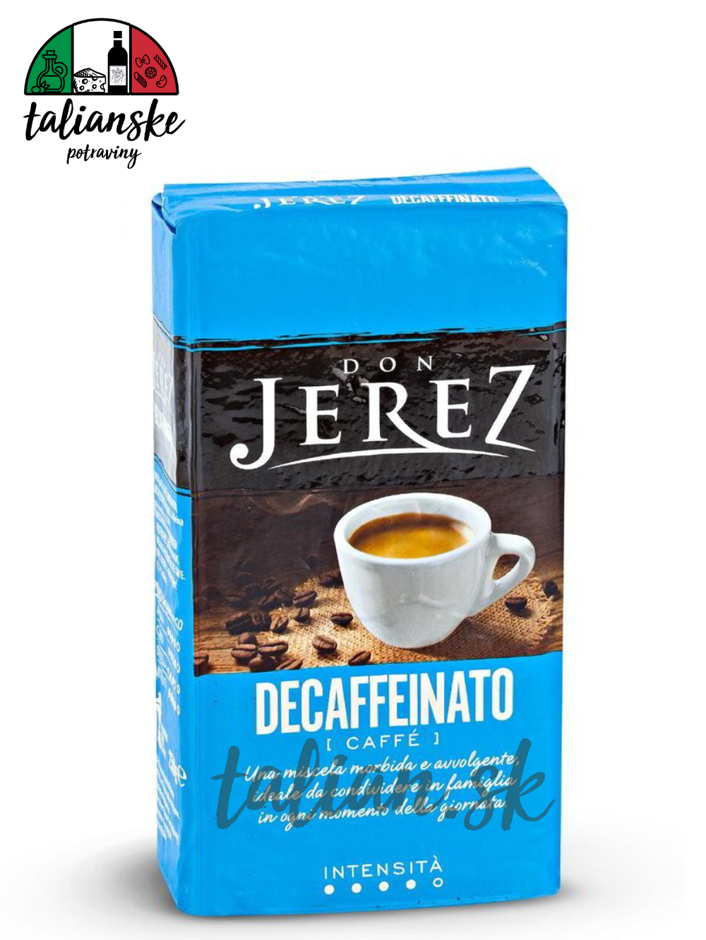 Káva mletá bez kofeínu Jerez 250g