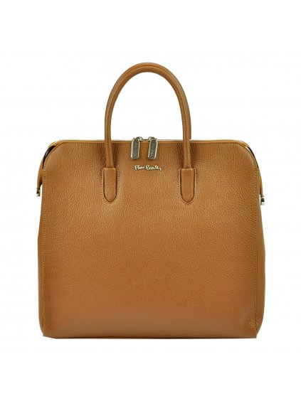 Kožená kabelka Pierre Cardin 55045 TSC DOLLARO camel