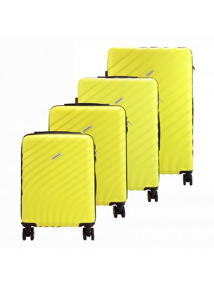 Sada kufrů Gregorio W6007 žltá