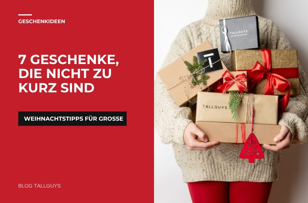 7 Weihnachtsgeschenk-Ideen für große Menschen, die wirklich passen