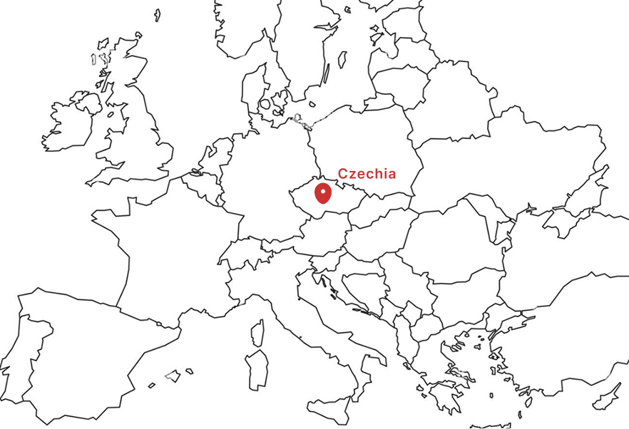 Zlín on the map