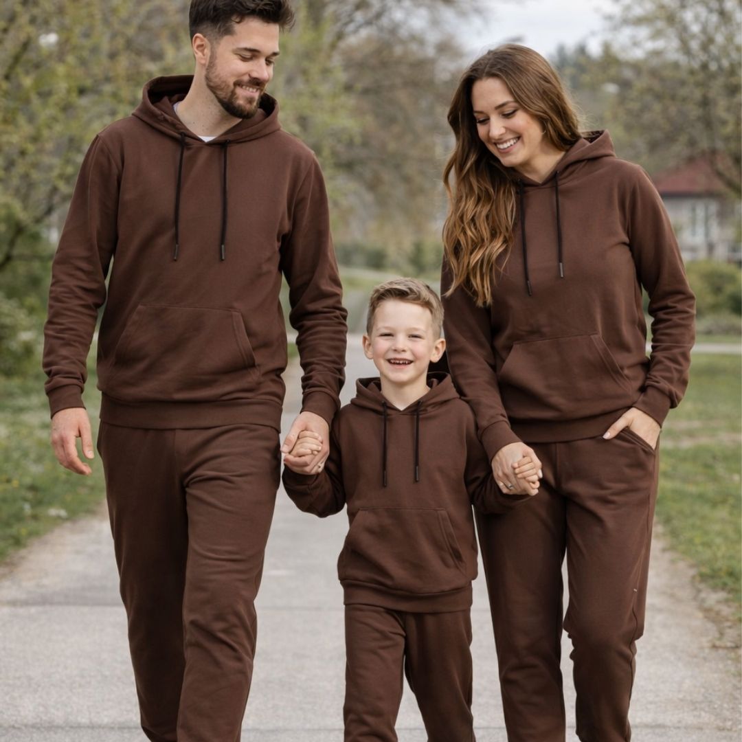 Rodina v predĺženom oblečení Tallkids od Tallguys