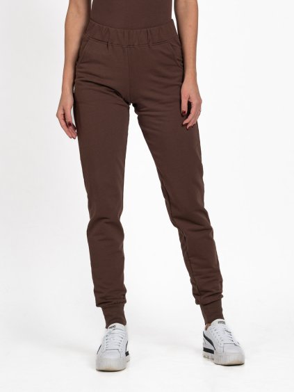 Dámské prodloužené tepláky | Brown | VÝPRODEJ