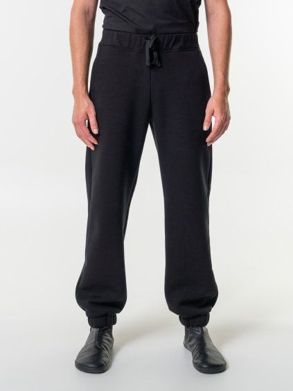 Pánske predĺžené tepláky | Heavy Oversize | Deep black