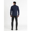 Predĺžená pánska mikina na zips | Navy