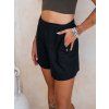 Women's Linen Shorts | Deep Black