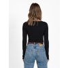 Damen-Langarmshirt | Body | Deep black