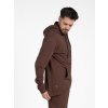 Men's elongated hoodie | Brown