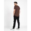Men's elongated t-shirt | Crewneck | Brown