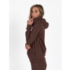Women's elongated hoodie | Brown