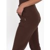 Women's elongated sweatpants | Brown