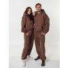 Men's elongated sweatpants | Heavy Oversize | Brown