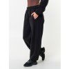 Dámske predĺžené tepláky | Heavy Oversize | Deep black