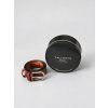 Women's leather belt Emily Silver Satin | Cognac