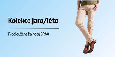 Prodloužené pánské kalhoty na jaro a léto