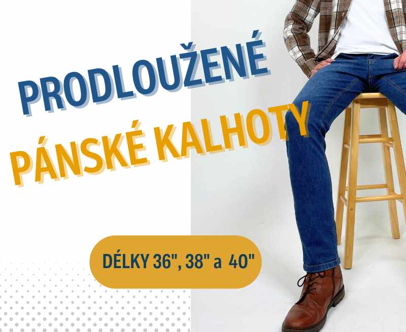 Prodloužené pánské džíny rifle mobil