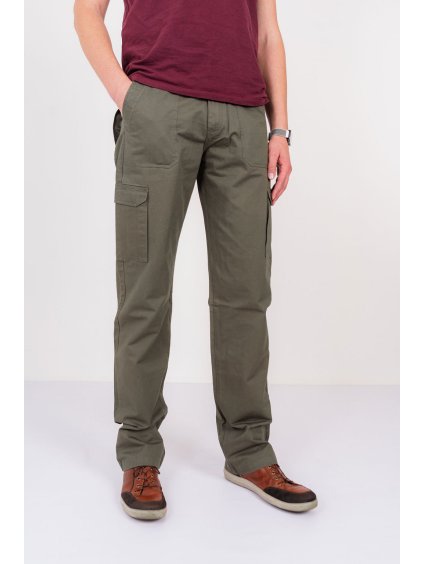 Pánské zelené cargo Ed Baxter, prodloužené