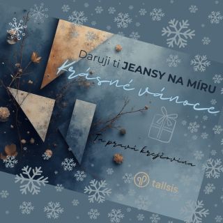 Přemýšlíš jakým dárkem překvapit vysokou ženu? Zkus jeansy na míru! ✨🎄✨