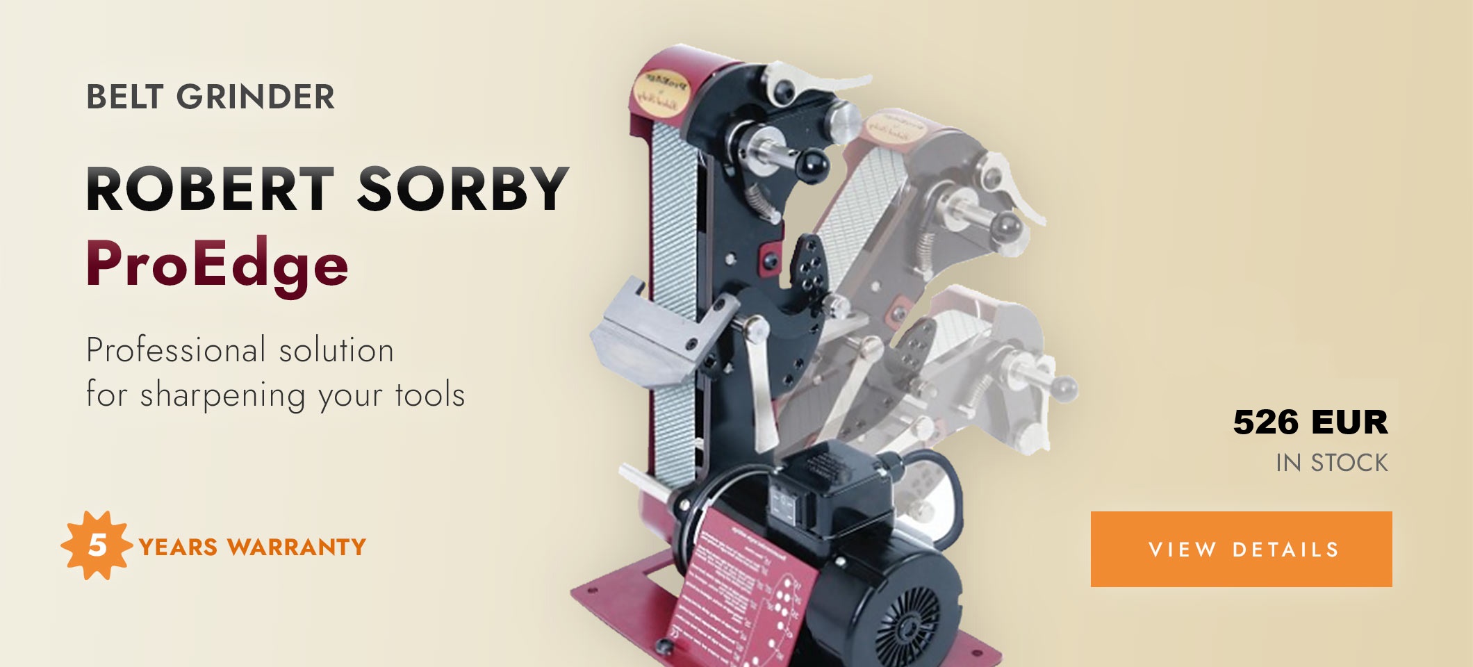 Robert Sorby ProEdge Belt Grinder
