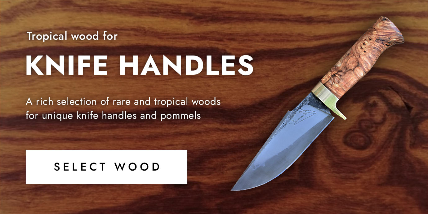 Tropical wood for handles