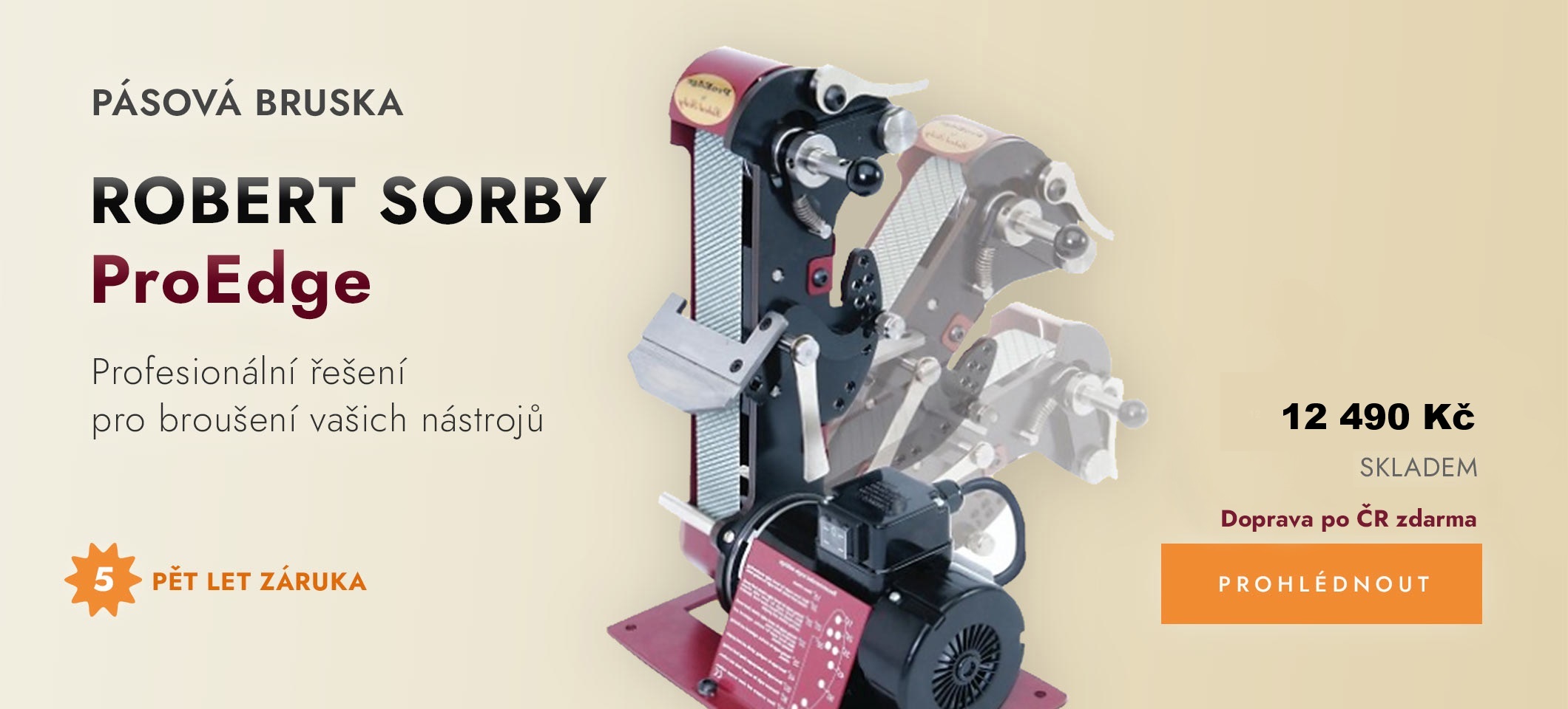 Pásová bruska Robert Sorby ProEdge