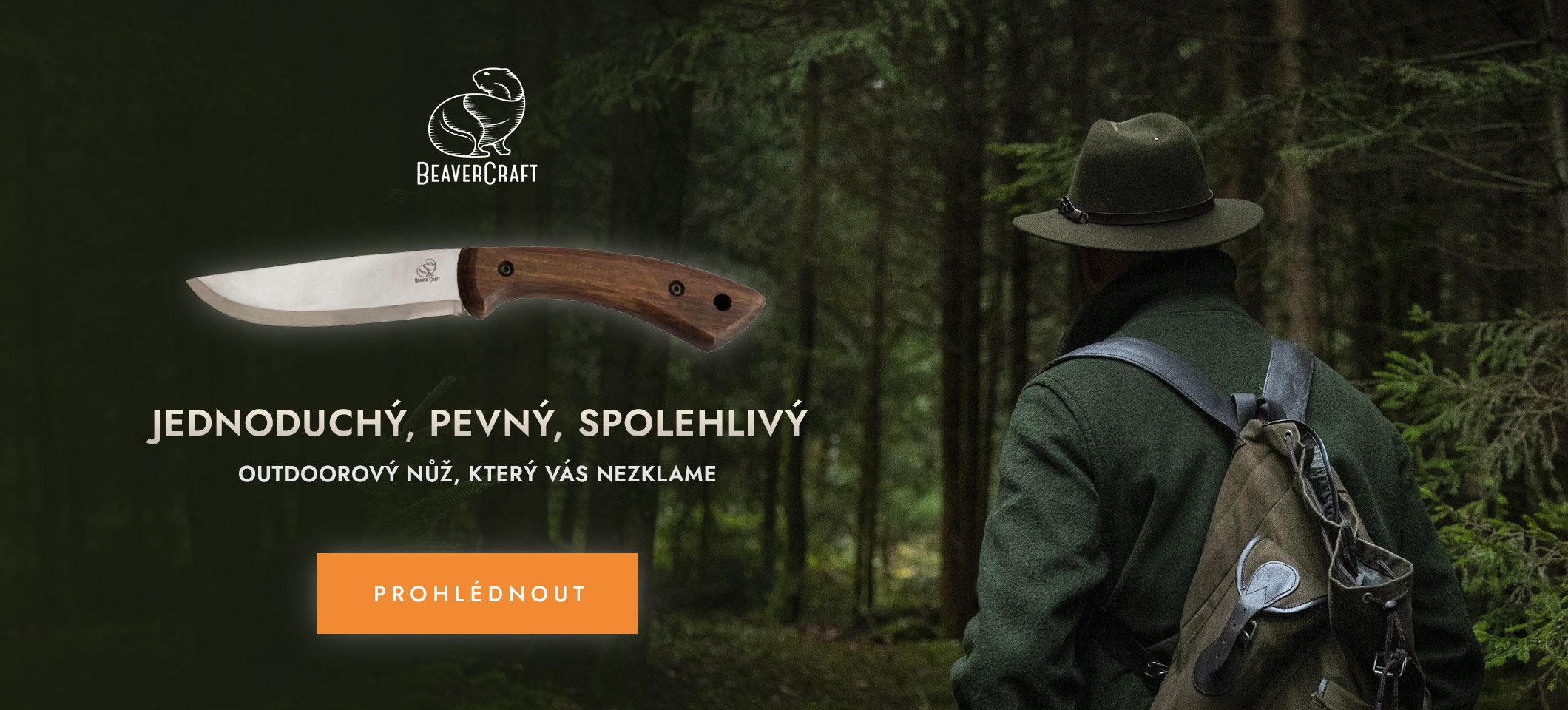 Outdoorové nože Bushcraft BeaverCraft