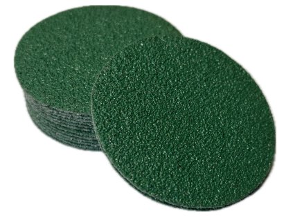 Brusný kruhový výsek se suchým zipem 50 mm, oxid hlinitý ZAF