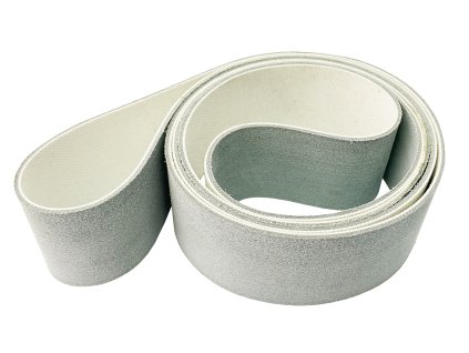Leštící pás 75 x 2000 mm přírodní kůže KS311 bílý