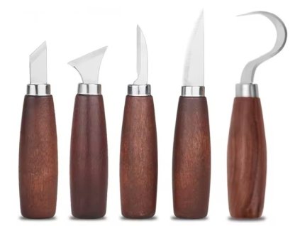 Sada řezbářských nožů 5 ks