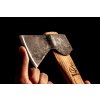 Malá řezbářská sekera s koženým pouzdrem AX1 BeaverCraft Small Carving Hatchet with Leather Sheath02