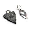 PK1 Small Keychain Knife with Finger Ring and Leather Sheat