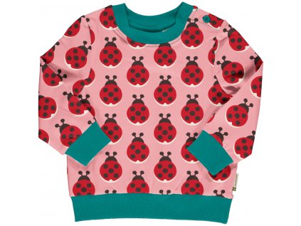 Sweatshirt Button LADYBUG